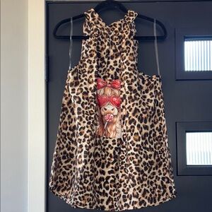 Valentines Highland Leopard Custom Size XL